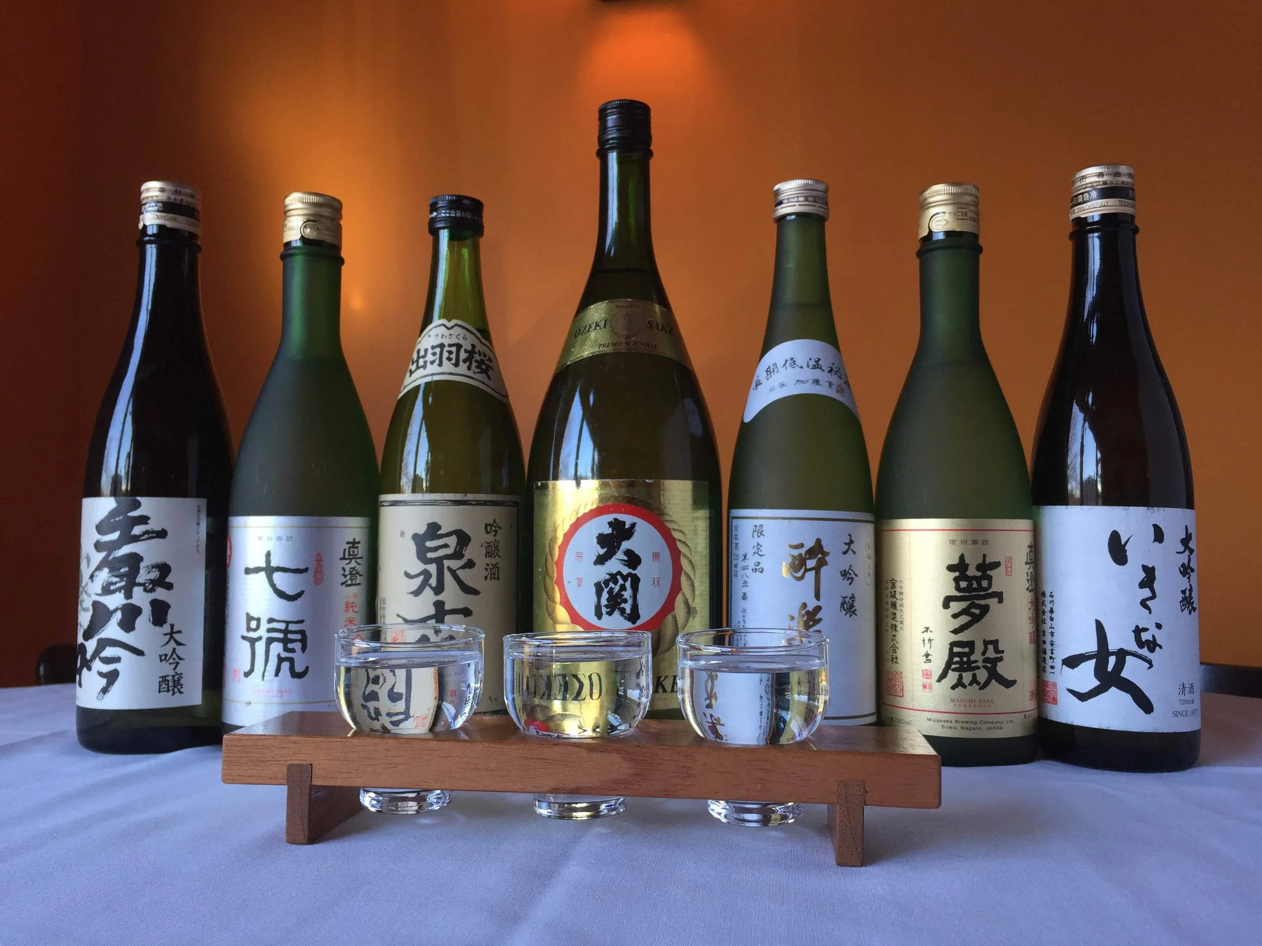 Sake Tasting Experience